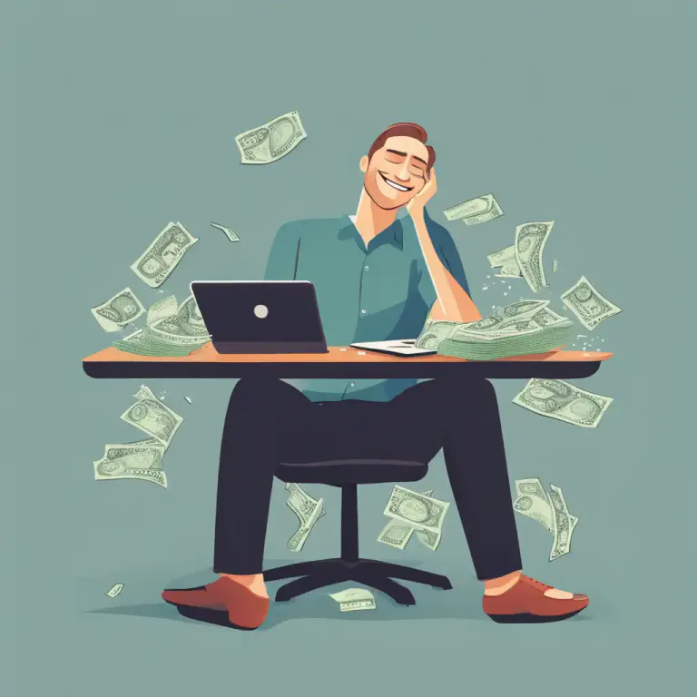 Visual representation of "money for jam/old rope" - Earning money easily or for very little effort