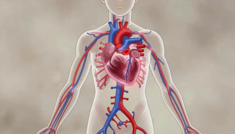 Visual representation of "bloodstream" - The flow of blood through the body