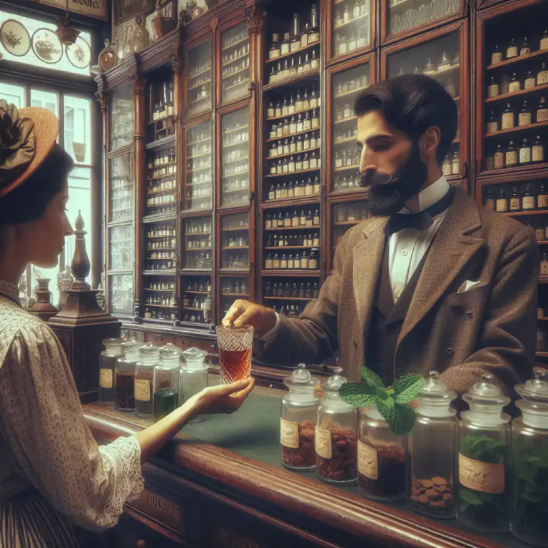 Visual representation of "julep" - A sweet, fragrant beverage. It was originally a medicinal drink.