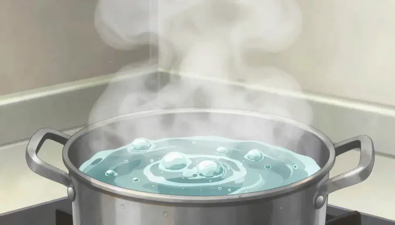 Visual representation of "vaporization" - The process where a liquid or solid changes to a gas.