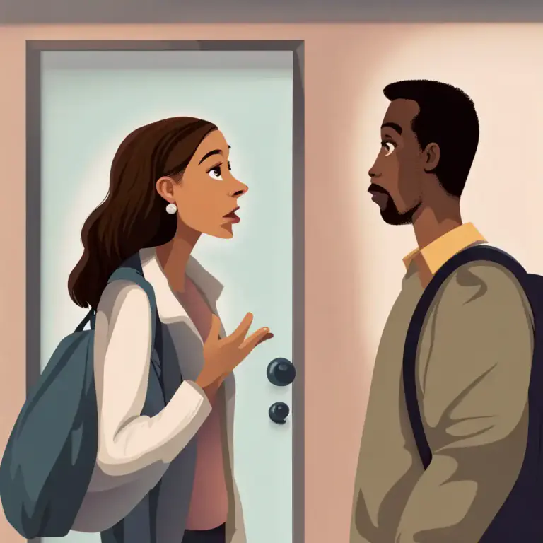 Visual representation of "leave it at that" - To avoid explaining something more