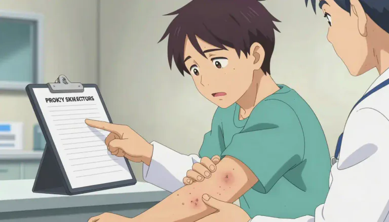 Visual representation of "sequela" - A condition that follows a disease or injury, often as a consequence of the initial event.