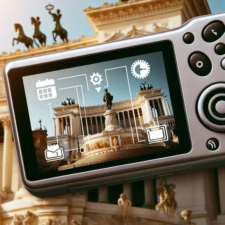 Visual representation of "metadata" - Details about a digital photograph such as when it was taken, by what camera, resolution and other related details.