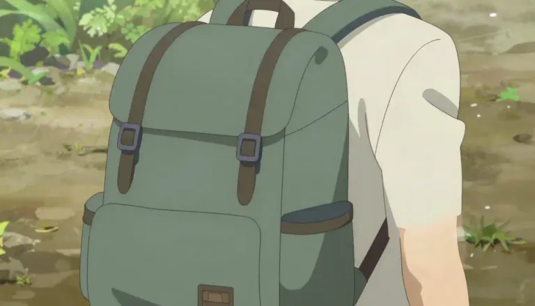 Visual representation of "backpack" - A bag that you carry on your back, often used by hikers or students