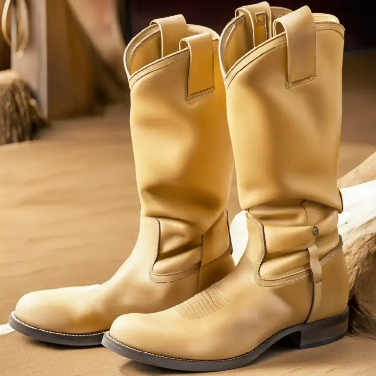 Visual representation of "buckskin" - A soft leather, typically yellowish-beige color, made from the skin of a deer.