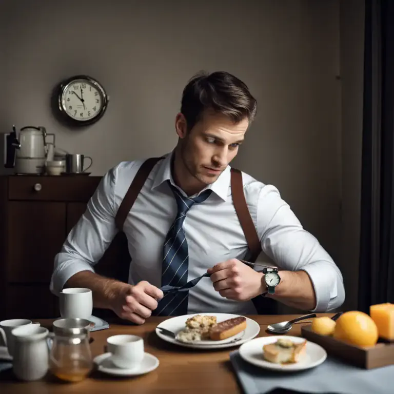 Visual representation of "make up for lost time" - To do something quickly or extra to catch up after being slow or late.