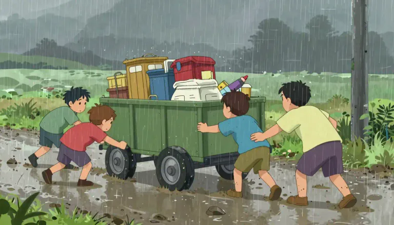 Visual representation of "hamper" - To prevent something or make it more difficult