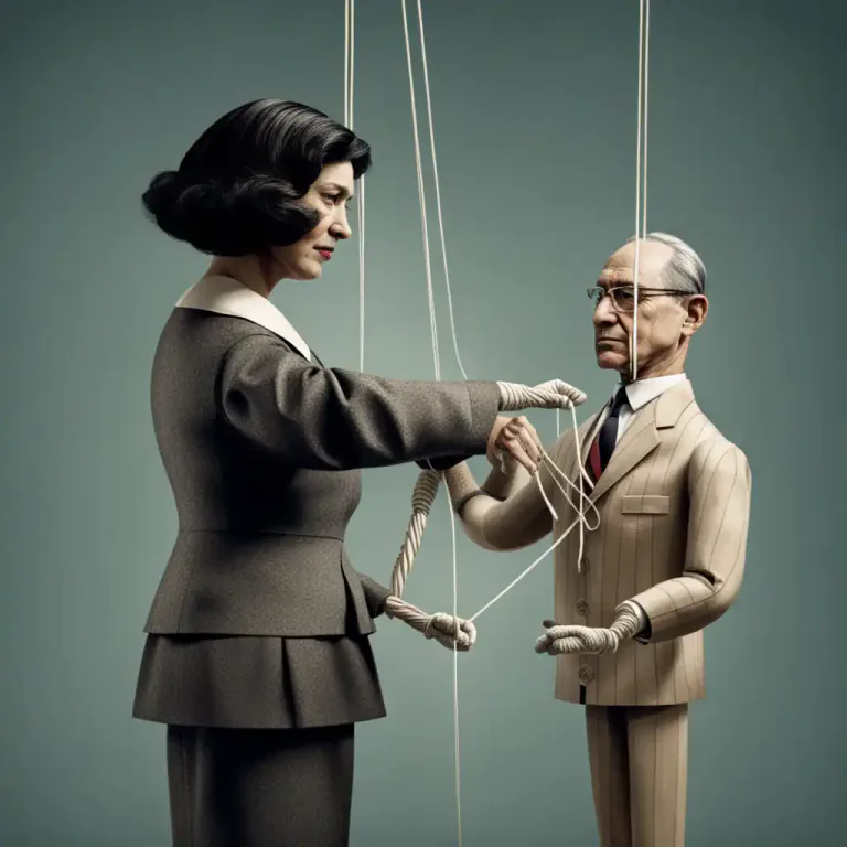 Visual representation of "influence" - The power to impact other people or things, especially in a secretive or indirect way