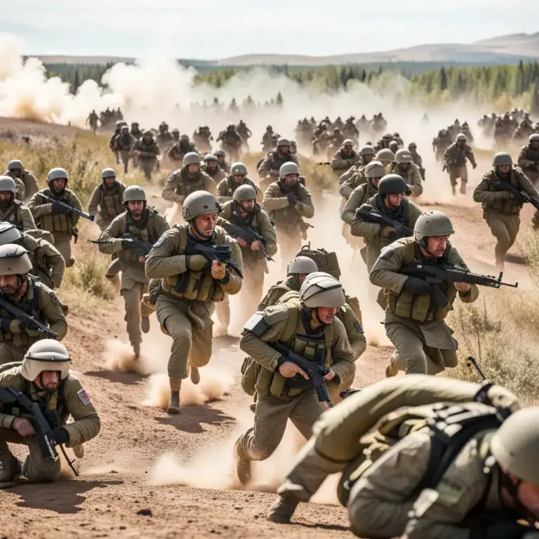 Visual representation of "exercise" - An activity or event for training or practice in military operations