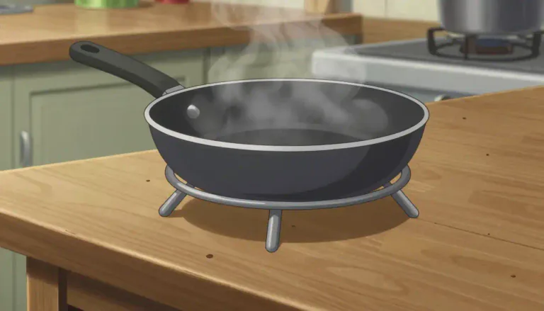 Visual representation of "trivet" - A stand with three legs, used for supporting a hot dish or pot.