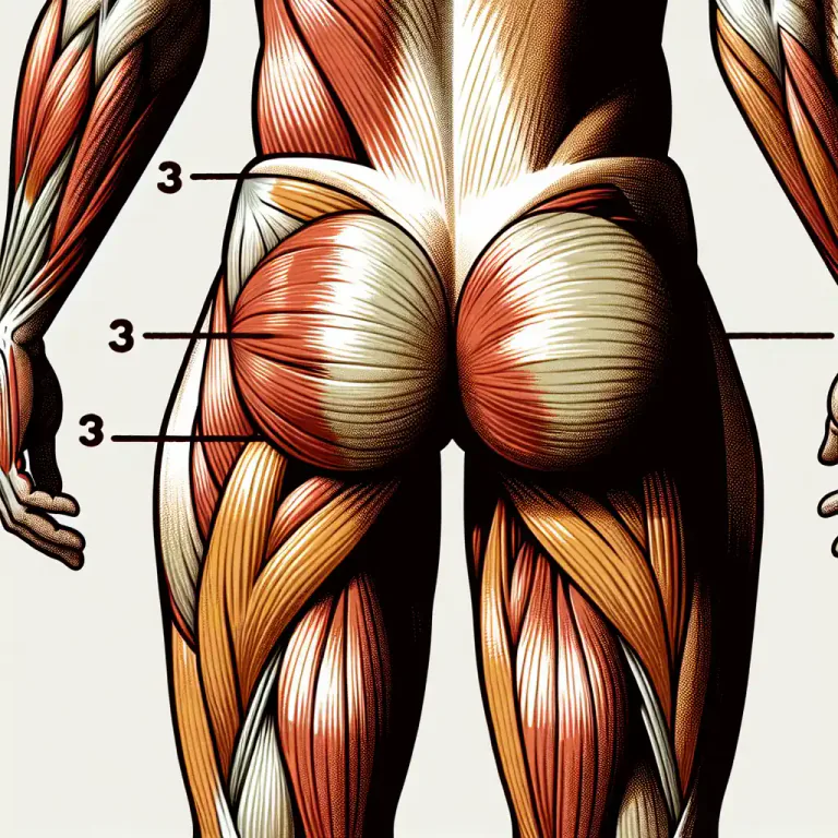 Visual representation of "gluteus" - One of three muscles in the buttocks.