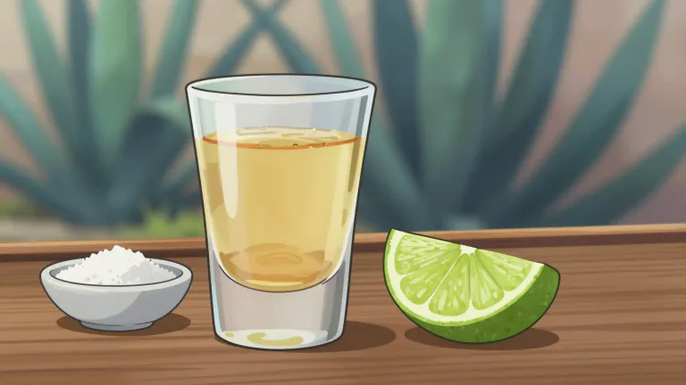 Visual representation of "tequila" - A type of alcoholic drink from Mexico, made from the agave plant.