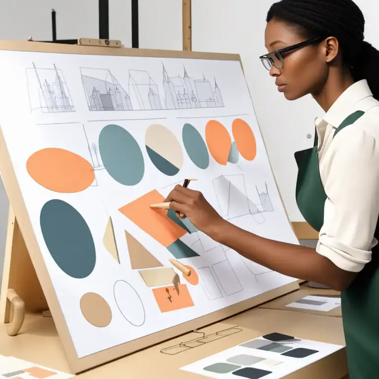 Visual representation of "keep something in proportion" - To represent or make something in correct proportions or relationships