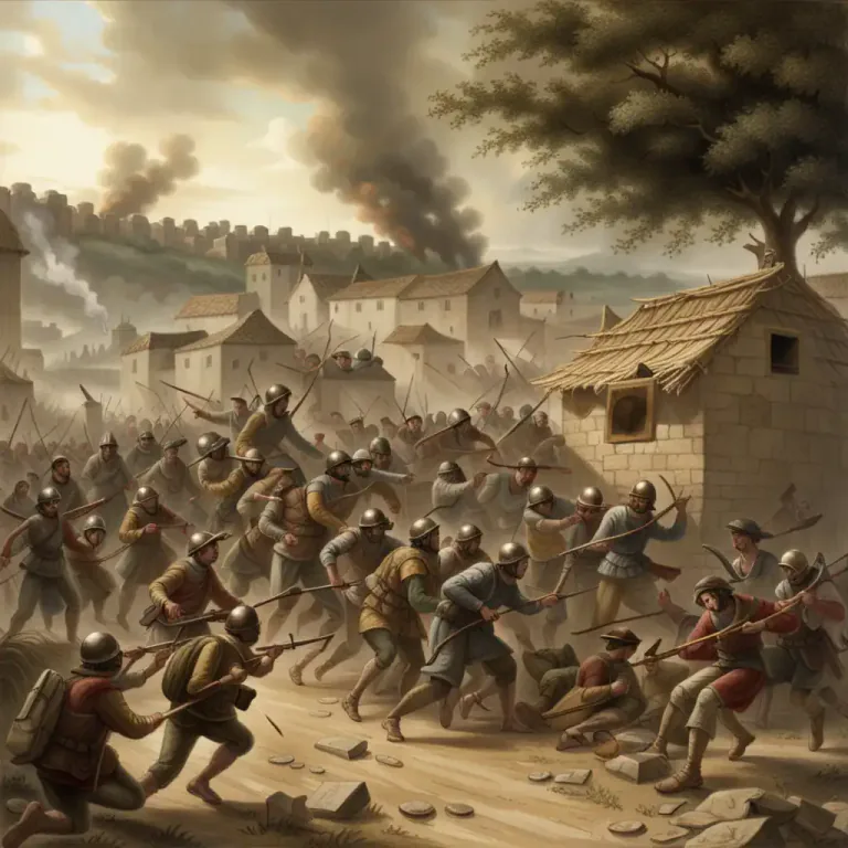 Visual representation of "massacre" - It is an action of killing several or many people violently.