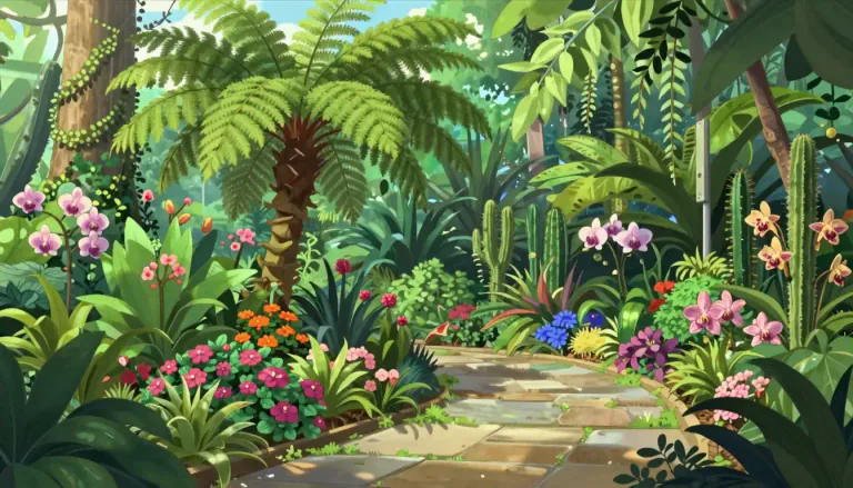 Visual representation of "botanic" - Relating to plants; used to describe things concerned with plant life.