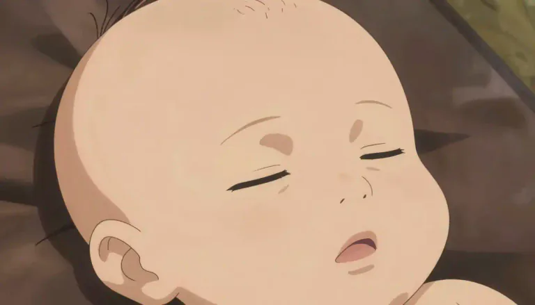 Visual representation of "fontanelle" - A soft spot in a baby's skull where the bones have not yet completely grown together.