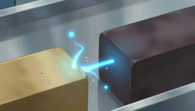 Visual representation of "resistivity" - The property of a material indicating how strongly it opposes the passage of electric current.