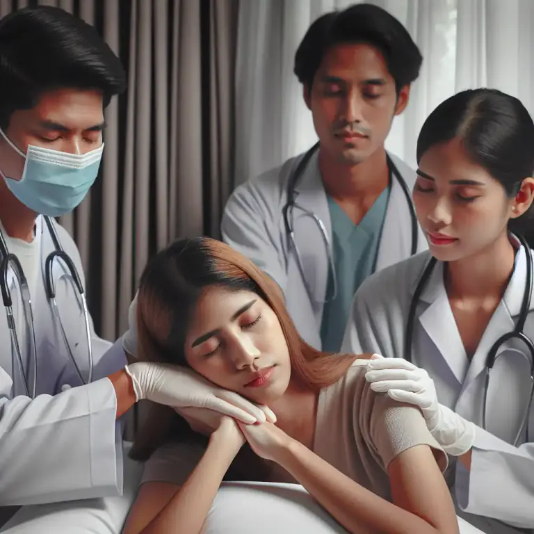 Visual representation of "fit" - A seizure or convulsion, often due to illness.