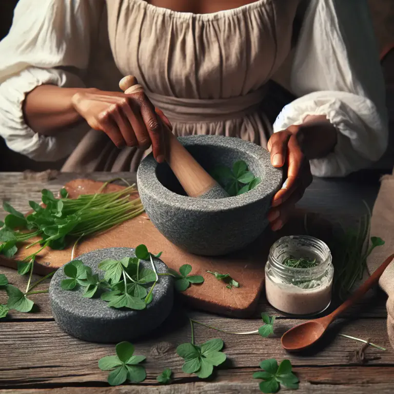 Visual representation of "chickweed" - A type of plant used in traditional medicine for its perceived health benefits.