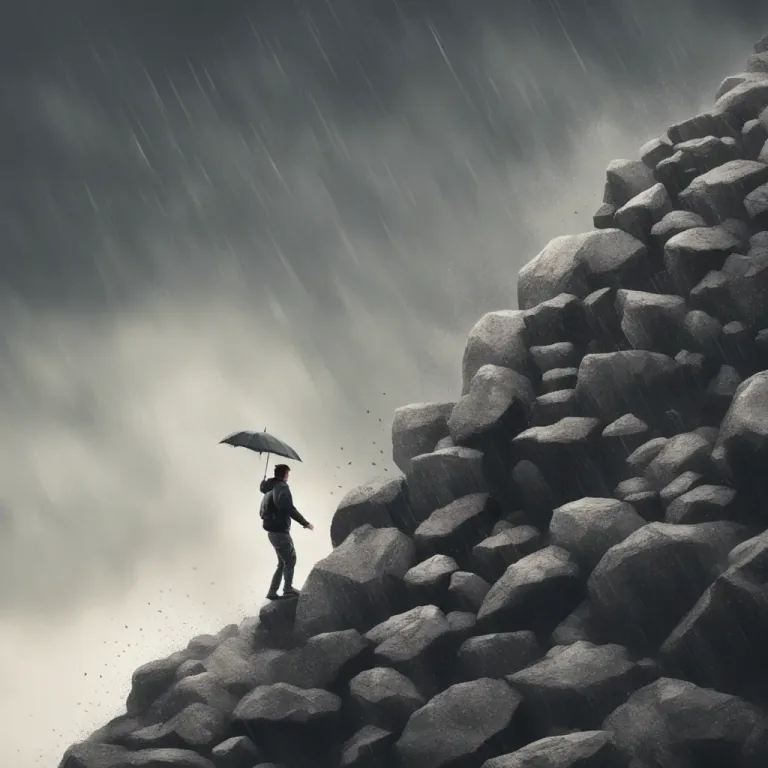 Visual representation of "give somebody hell" - To cause someone a lot of difficulties or problems.