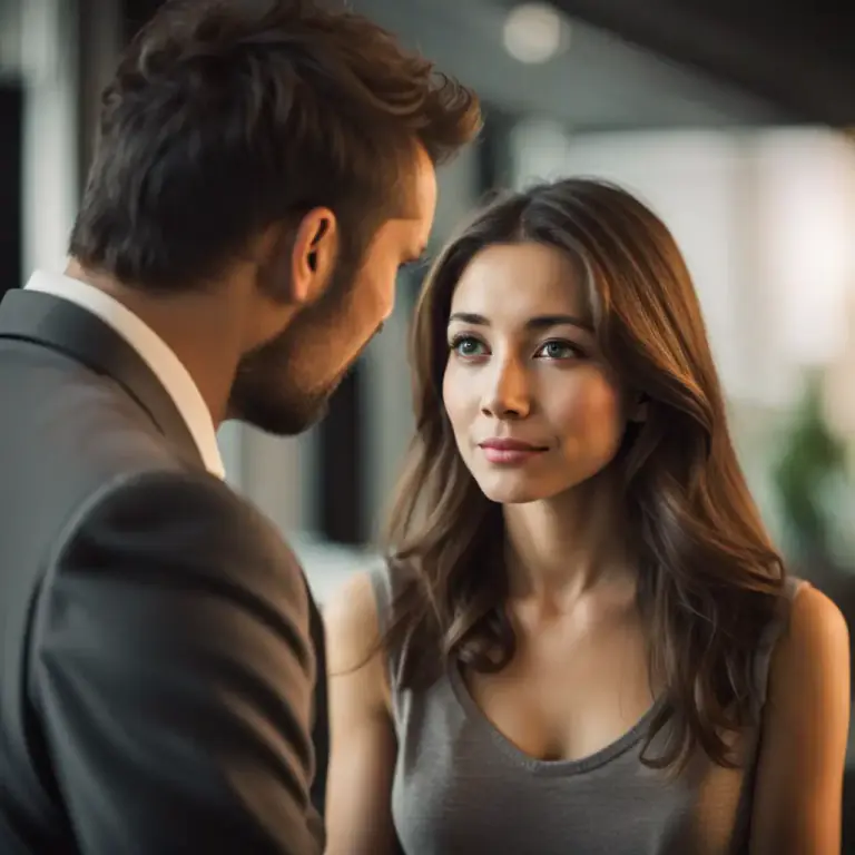 Visual representation of "polite" - Done in a smooth, attractive and seemingly effortless way, often to deceive