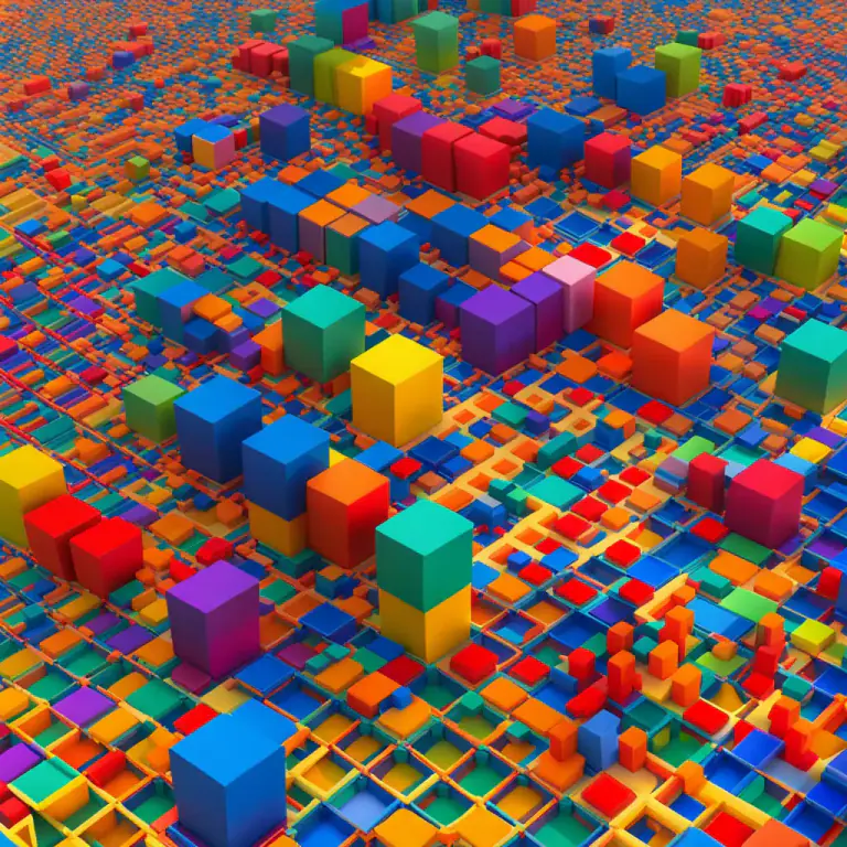 Visual representation of "tensor" - A quantity expressed as an array of components which are functions of the coordinates of a space.
