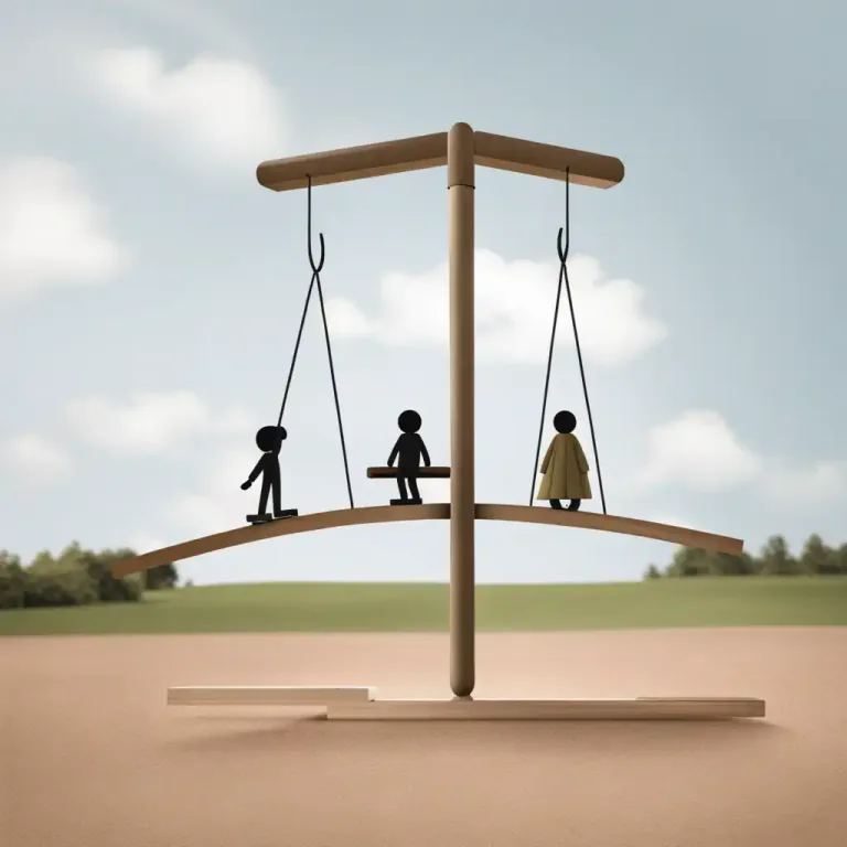 Visual representation of "take the bad with the good" - Accept both the unpleasant and the good aspects of a situation.