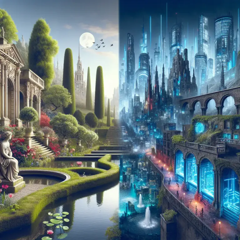 Visual representation of "discontinuity" - An abrupt change in the style, tone, or story line in a movie, television show, etc.