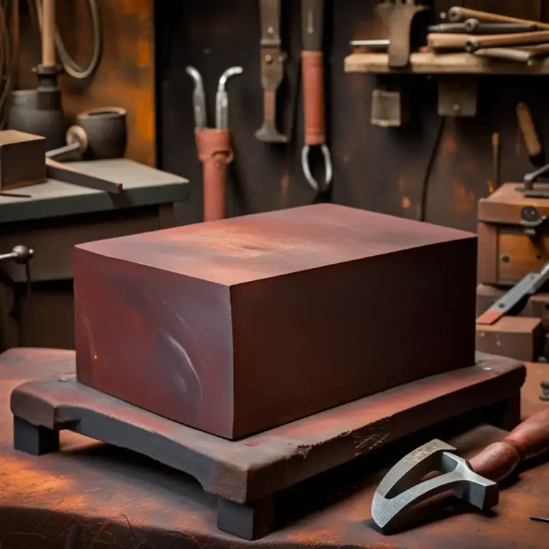 Visual representation of "pig" - A crude block of metal, lead, or copper.