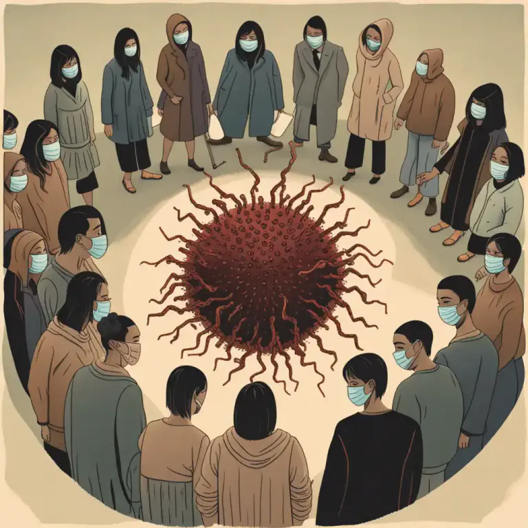 Visual representation of "be staring something in the face" - To be directly threatened by something