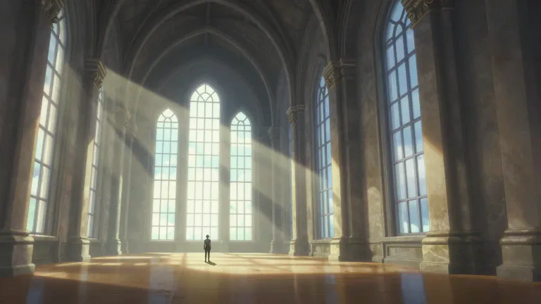 Visual representation of "cavernous" - Very big and spacious, often in an impressive or intimidating manner.