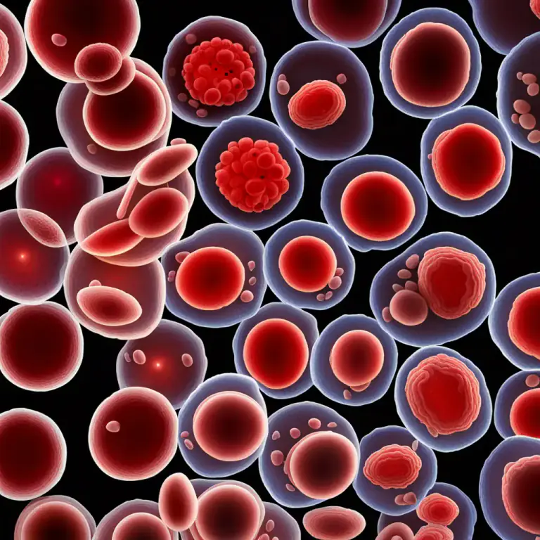 Visual representation of "sickle" - A part of a white blood cell (in certain diseases, especially sickle cell anemia) that is shaped like a sickle or crescent rather than the usual round shape