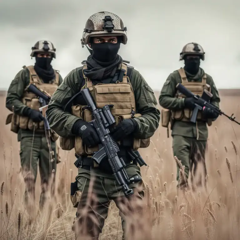 Visual representation of "be/come under fire" - To be attacked with guns or other weapons