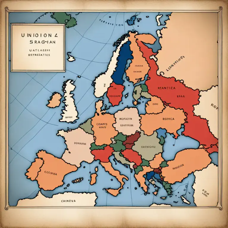 Visual representation of "withdrawal" - The act of a country formally removing itself from an agreement or federation.