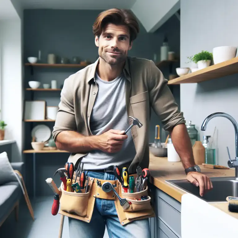 Visual representation of "handyman" - A person skilled in various odd jobs and other small tasks.