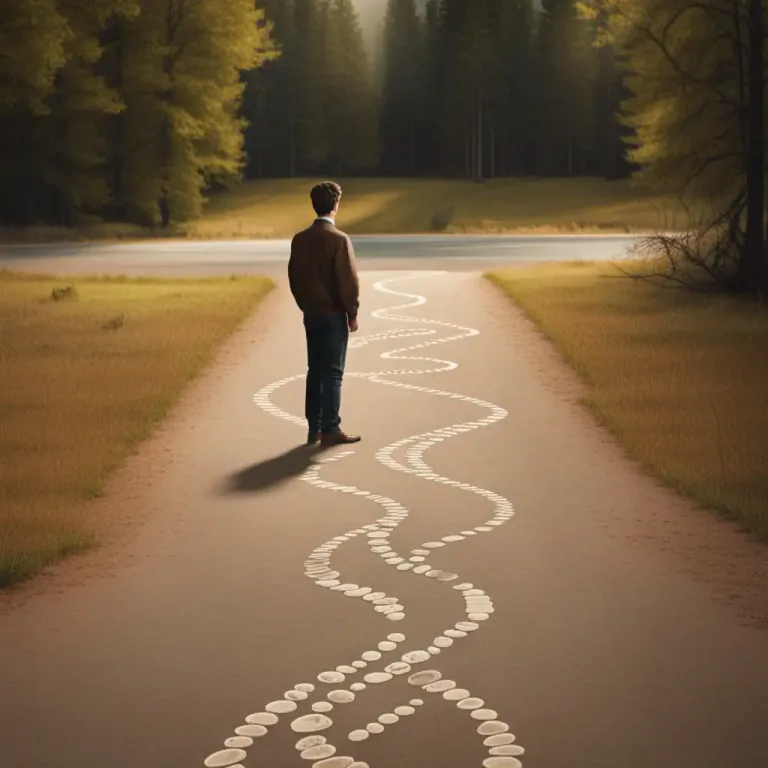 Visual representation of "trace" - To follow the trail or footsteps of