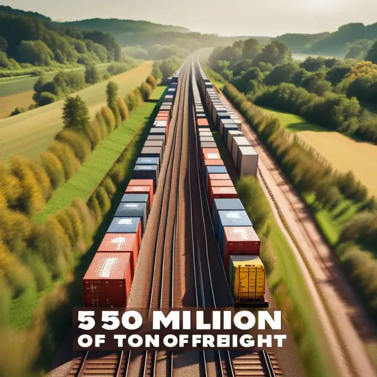 Visual representation of "tonnage" - The total amount of something, such as cargo, freight, or shipments, expressed in tons