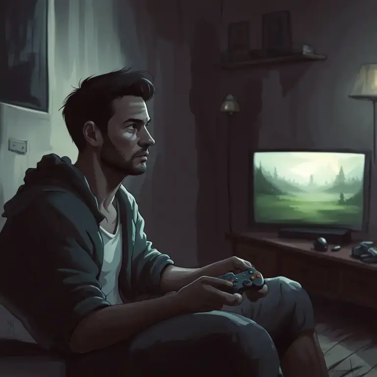 Visual representation of "get a life" - man or woman needs to do more interesting things with their time