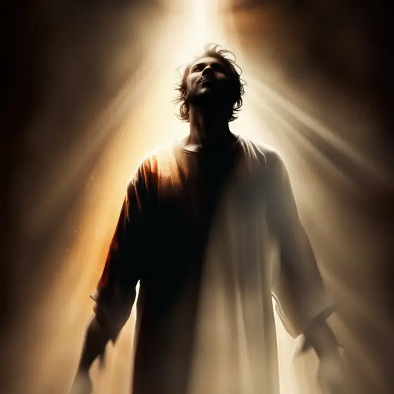 Visual representation of "redemption" - In religion, the action of being saved from sin or evil.