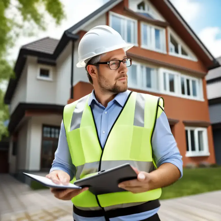 Visual representation of "surveyor" - An expert who examines the condition of a building and calculates its value.