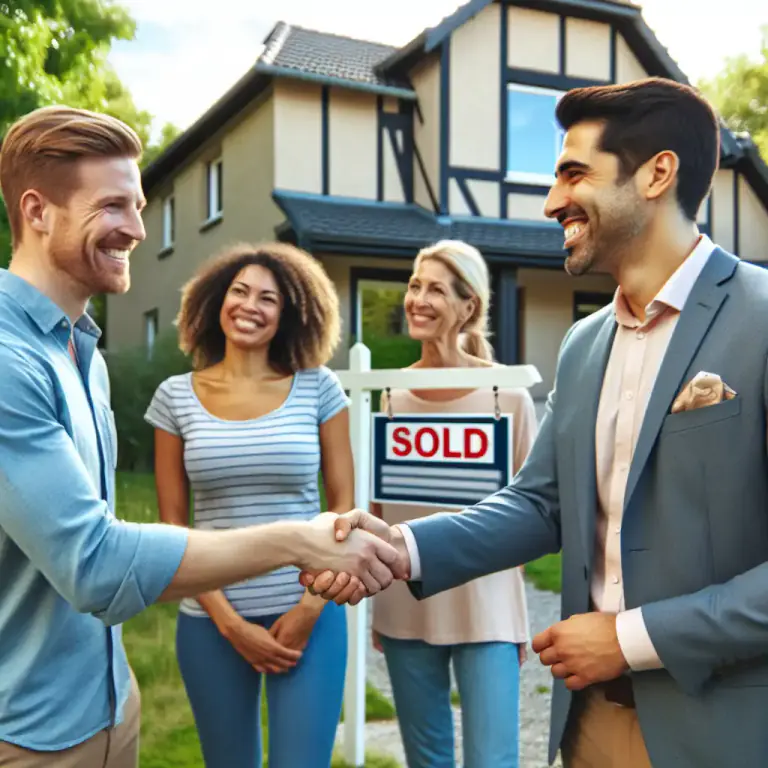 Visual representation of "referral" - A recommendation by a salesperson or agent to use a particular professional or service