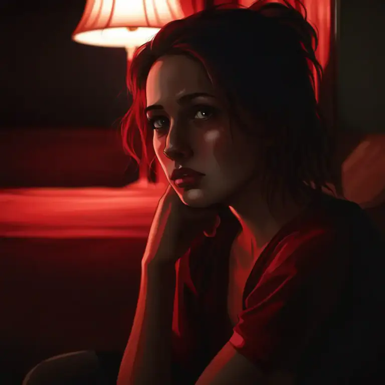Visual representation of "distraught" - Deeply upset and worried, often due to loss or disappointment