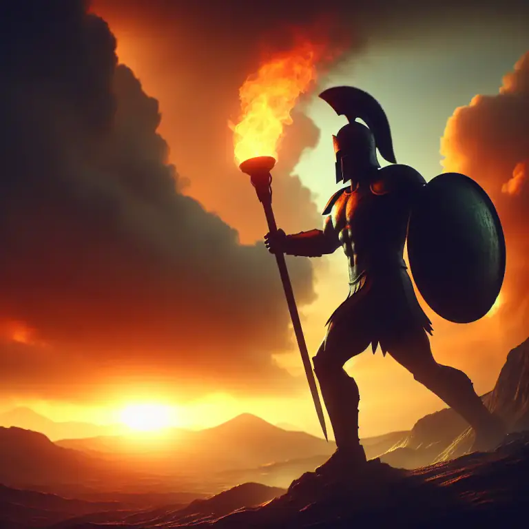 Visual representation of "the survival of the fittest" - In general context, it's a concept describing a situation where only the strongest or most capable individuals or things are able to succeed.