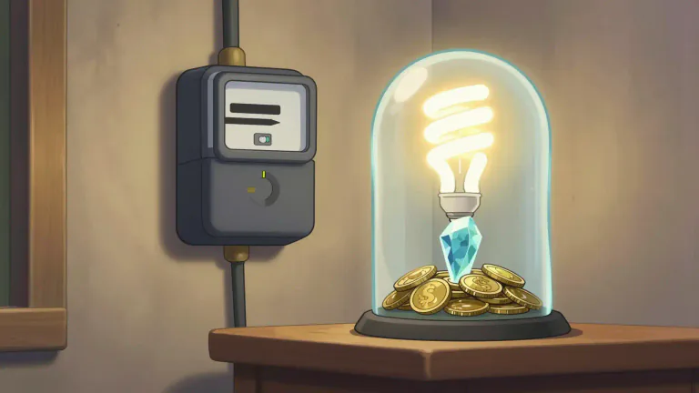 Visual representation of "saver" - A thing that prevents waste of a particular resource.