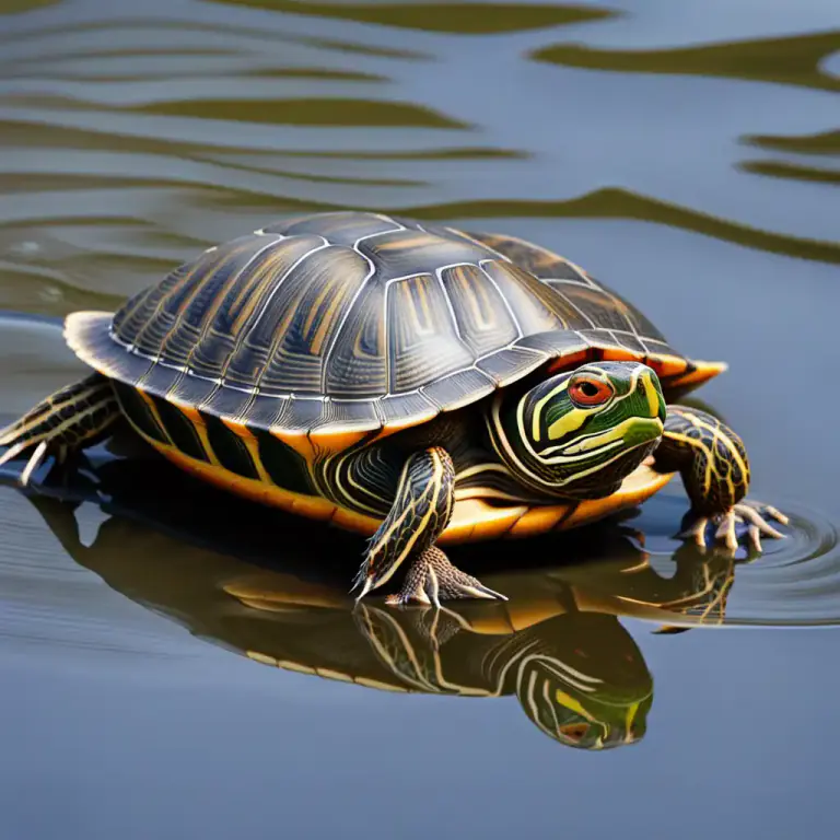 Visual representation of "slider" - A creature, especially a turtle, that slides along surfaces