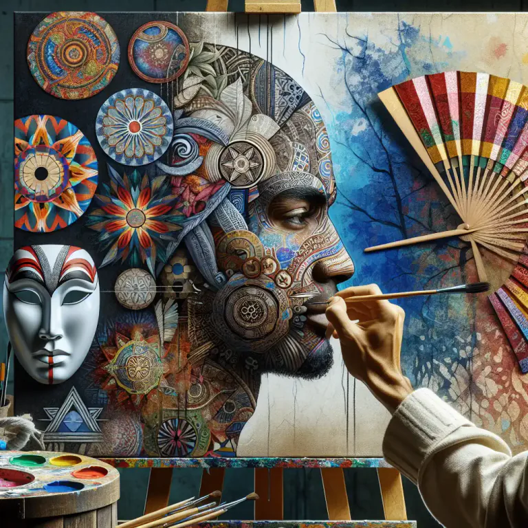Visual representation of "exoticism" - The act of using features typical of a different culture in art and literature for their strange or exciting qualities