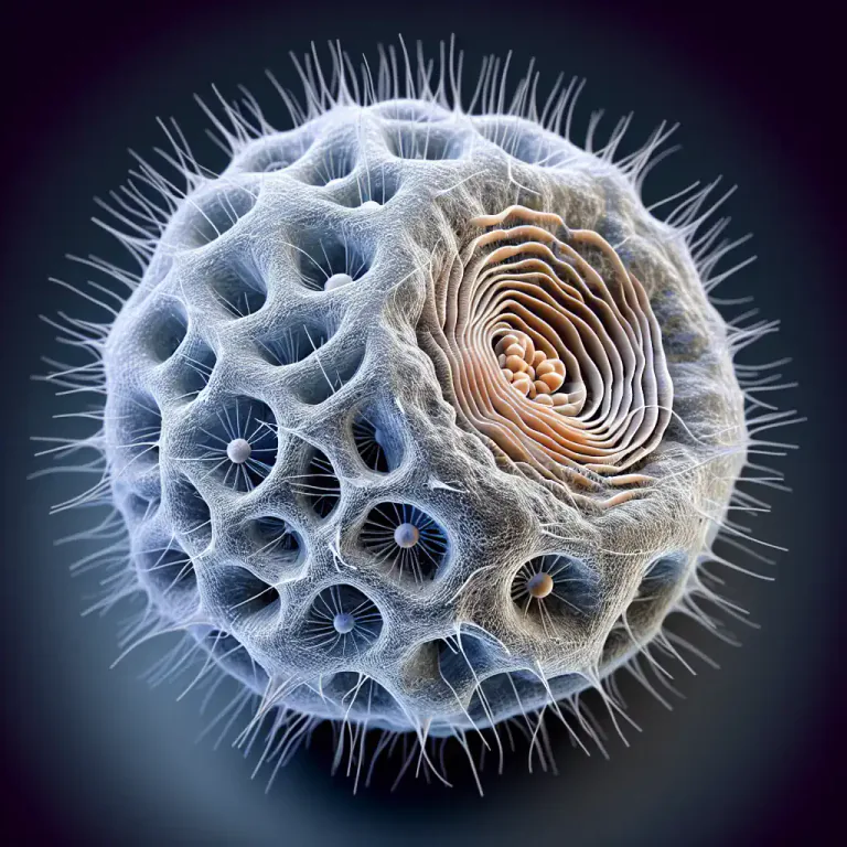 Visual representation of "aster" - A structure in a cell that forms during cell division