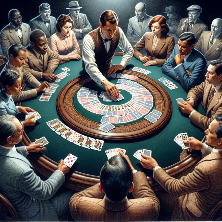 Visual representation of "deal" - To give out or distribute something