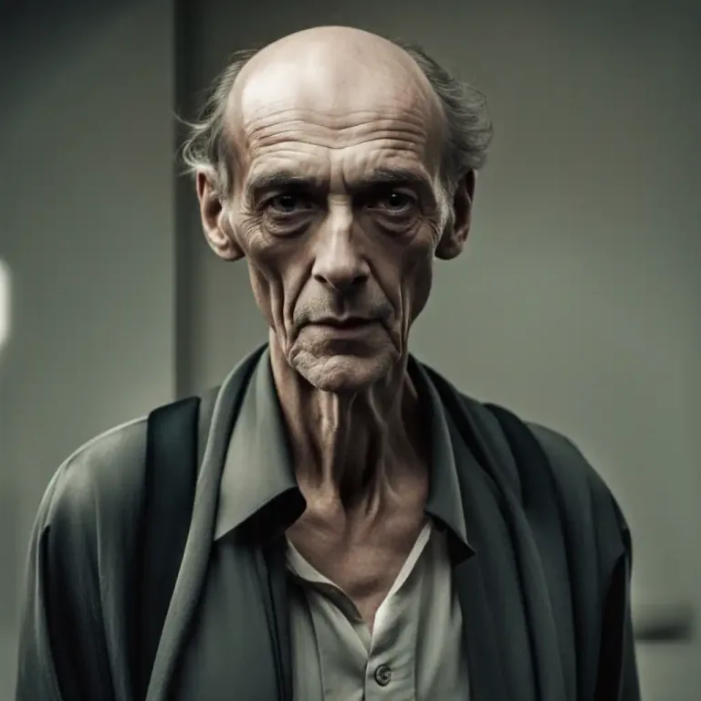 Visual representation of "skeleton" - A very thin or emaciated person or animal.