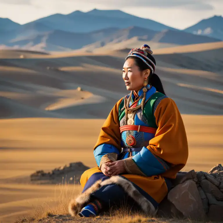 Visual representation of "mongolian" - A person from Mongolia.